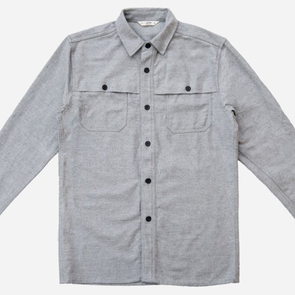 3sixteen Hunting Shirt ~ Grey Flannel (M)